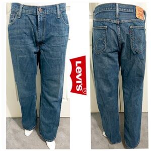 VINTAGE 505 Levi’s, Straight Relaxed Fit, 5 Pockets, Denim Blue Jeans